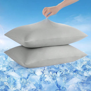Cool Touch Pillowcase - 2 Piece Set | Breathable Cooling Pillow Cover