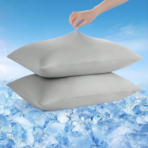 Cool Touch Pillowcase - 2 Piece Set | Breathable Cooling Pillow Cover